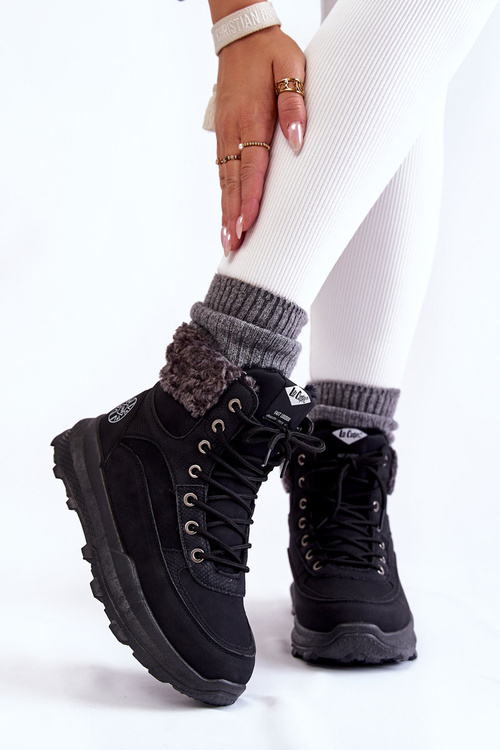 Teplé boty Trappers Lee Cooper LCJ-22-44-1362 Černe