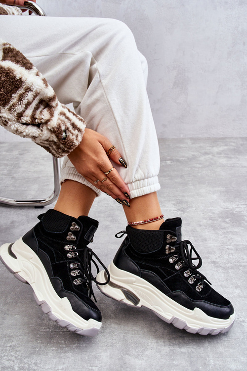 Dámská vysoká sportovní obuv GOE KK2N4098 Černe