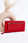 Dámská velká peněženka s magnetem Červené Connes