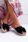 Dámske papuče Black Boho Vices 8458