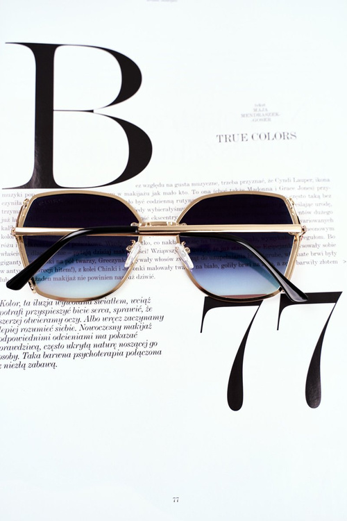 Slnečné okuliare Prius Pre-38, Zlato ružové trblietavé zrkadlo