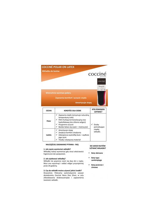 Coccine Polar On Latex Insoles