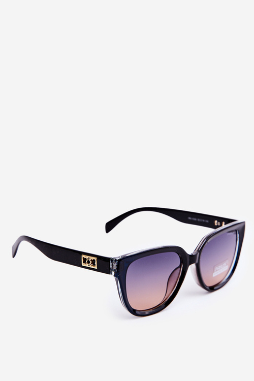 Dámské Sluneční Brýle S Zlatými Detaily UV400 Černé