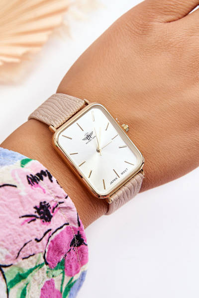 Dámské módní hodinky Michael John světle šedá