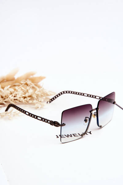 Štvorcové slnečné okuliare Prius V508 tmavé