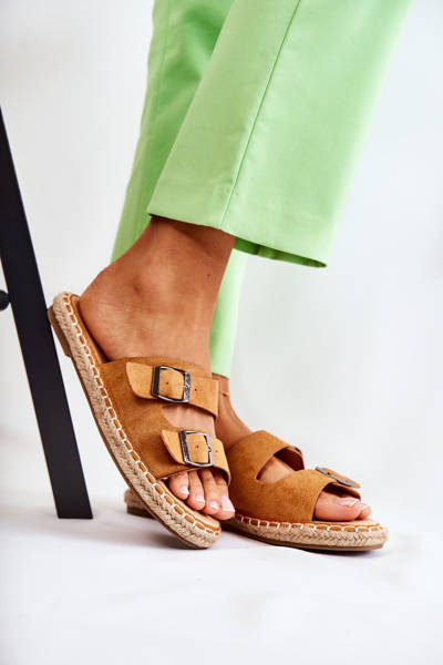 Camel Casilda Classic Suede Women's Plippers