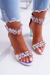 Lub boo dúhové ružové sandále lambada kamienky