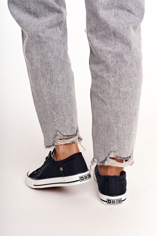 Dámské Klasické Nízké Tenisky Big Star DD274338 černé