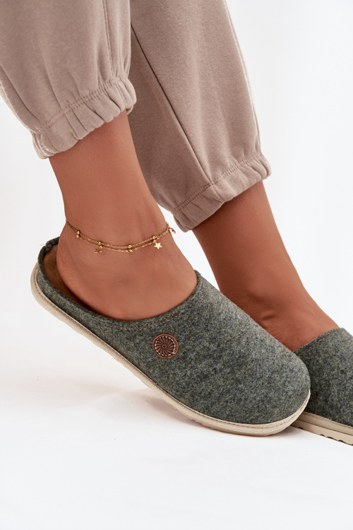 Domácí obuv dámské pantofle Inblu CS000047 zelené