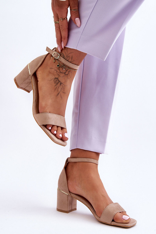 Sandále na stabilnom béžovom béžovom béžovom béžovom béžovom béžovom béžovom béžovom béžoch Palermo