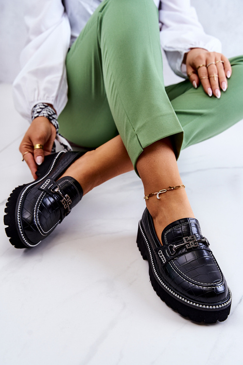 Boty Had S Ornamentem černé Adison