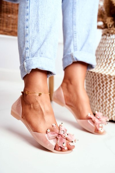 Gumové Baleríny S Lukem Lu Boo Růžove