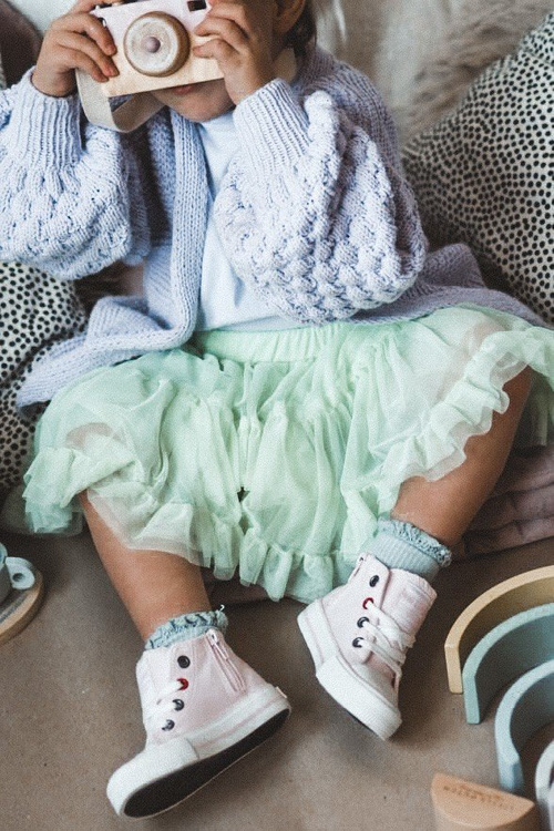 Dětské Tenisky Vysoké Se Zipem BIG STAR HH374087 Růžové