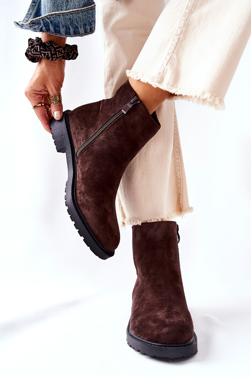 Ploché podpätky hnedé laurette topánky