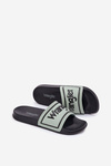 Pánske Šľapky WRANGLER AVERELL SLIDER MEN LOW 20251042.52D Svetlozelené