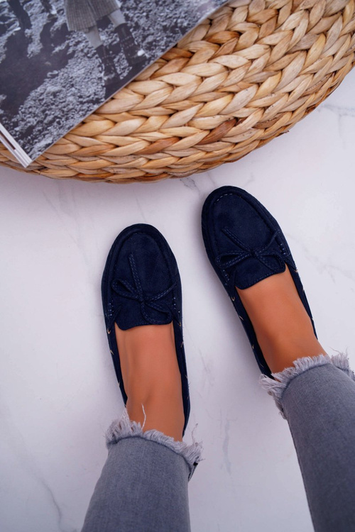 Moccasins Navy Blue S. Barski Gustoben