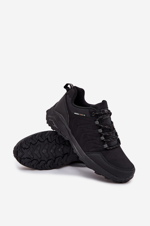Pánske Športové Trekingové Topánky Čierne Thessira