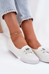Dámské Tenisky S Vyšíváním Lee Cooper Bílé LCW-25-31-3447L