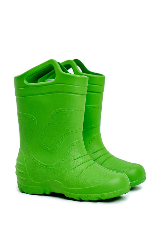 Detské zelené galoshes Odnímateľná vložka stomilky