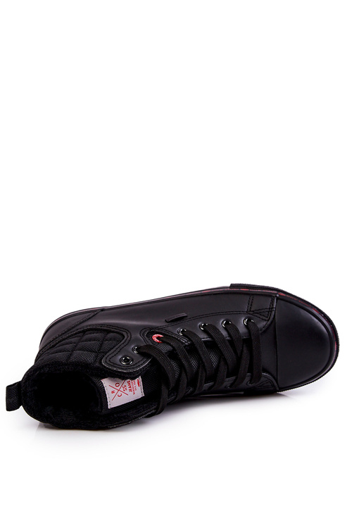 Pánské tenisky High Insulated Cross Jeans KK1R4054C Černe