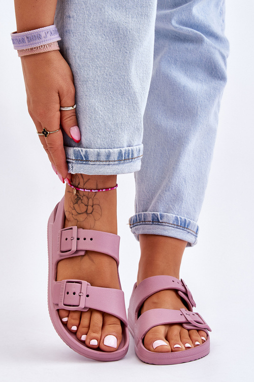 Dámske ľahké sandále Big Star LL274744 Purple