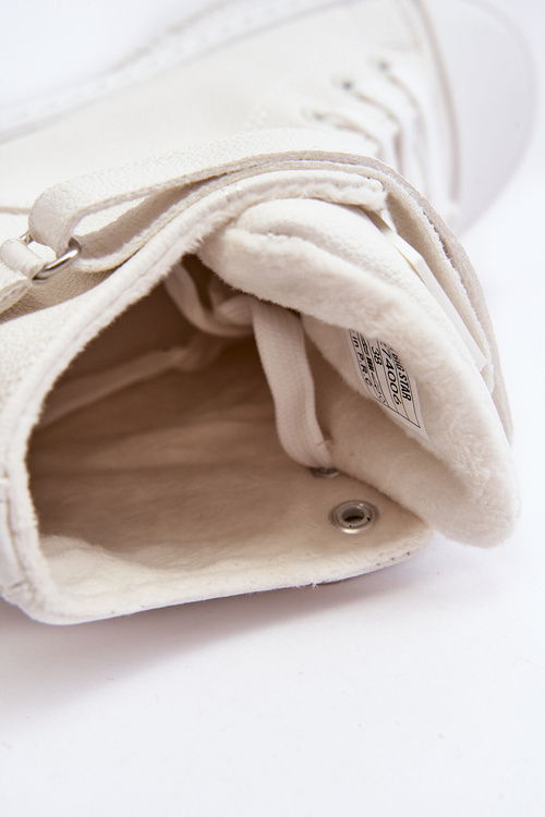 Izolované tenisky žien na platforme Big Star White MM274006