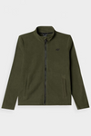 Chlapčenský Fleece S Golierom 4F Khaki 4FJWMM00TFLEM245-36S