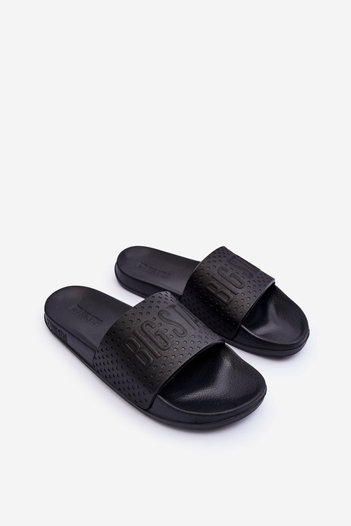 Pánska veľká hviezda MM174319 Čierne papuče