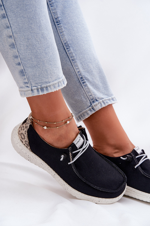 Lehké Textilní Polobotky Dámské McKeylor 96116 Černé