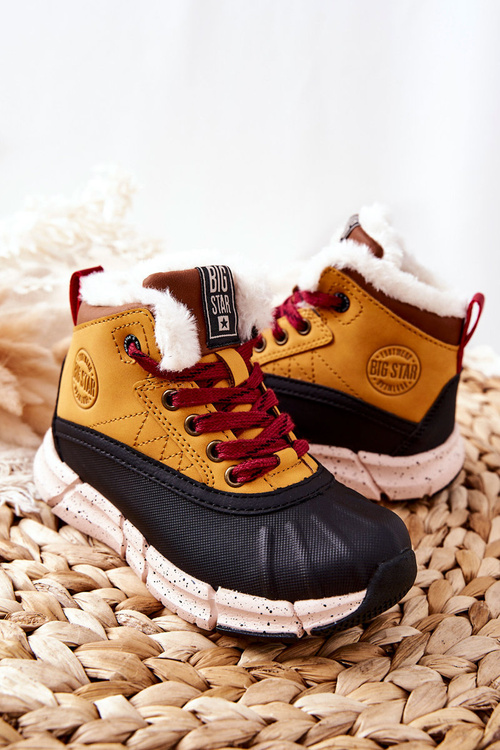Dětské Oteplovací Boty Big Star II374072 Camel