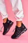 Dámske športové topánky so zipsom a zvlneným čiernym teonom