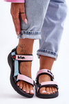 Dámske športové sandále Lee Cooper LCW-23-34-1688L Pink-Blue