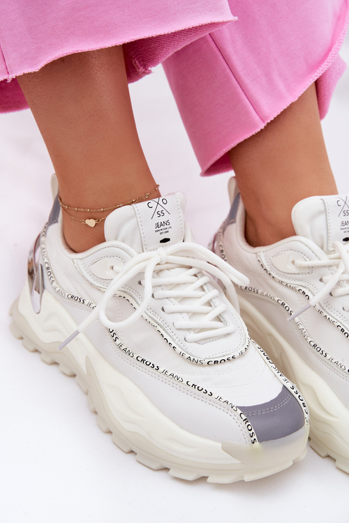 Dámské Sportovní Obuv Cross Jeans II2R4017C Bílé
