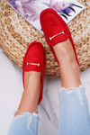 Red Moccasins Red Moccasins Red Suede Sonnero