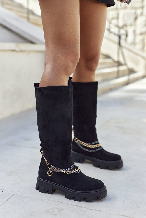 Dámské Vysoké Boty Černé Lagoon