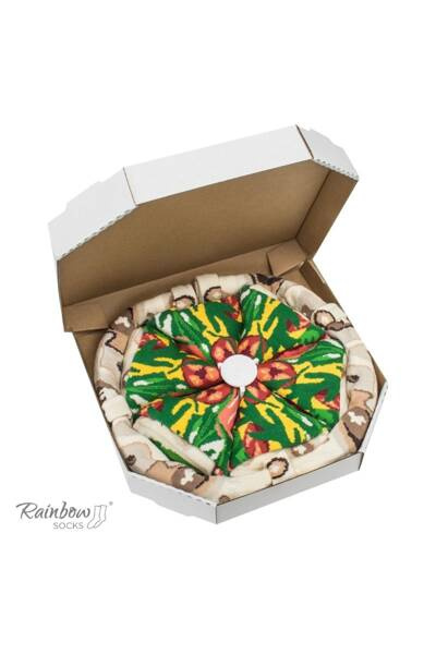 Rainbow Socks Pizza 4 páry italský