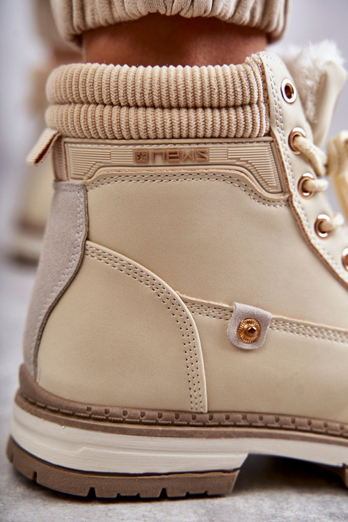 Dámské zateplené boty Trappers Béžový Liv