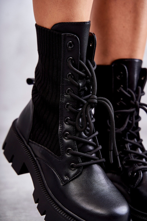 Dámské Pracovní Boty S Ponožkami černé Abigail