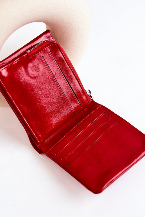 Malá peněženka s magnetem červená Damaris