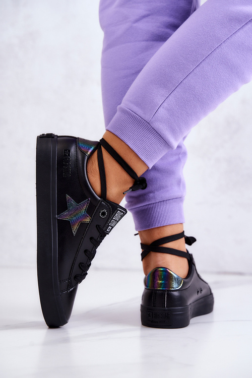 Kožené tenisky Star Big Star JJ274243 Black