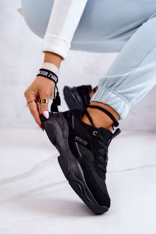 Dámské Sneakers Sportovní Obuv Big Star JJ274578 Černá