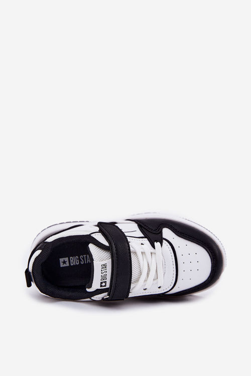 Lehké Dětské Tenisky Big Star RR374052 Bílá-Černá