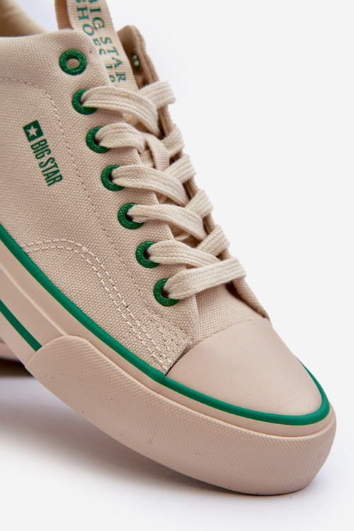 Mužské nízké tenisky Big Star NN174006 Bežové