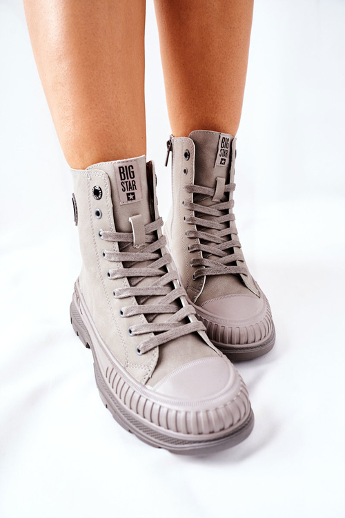 Dámska veľká hviezda II274350 Dámske pasce sivé