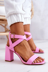 Elegantné sandále na Post Pink Michele
