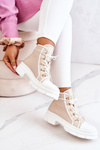 Letty béžové a biele kožené topánky
