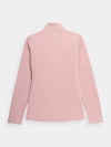 4f Pink Fleece so stojanom -Dámsky golier 4FSS23TFLEF049