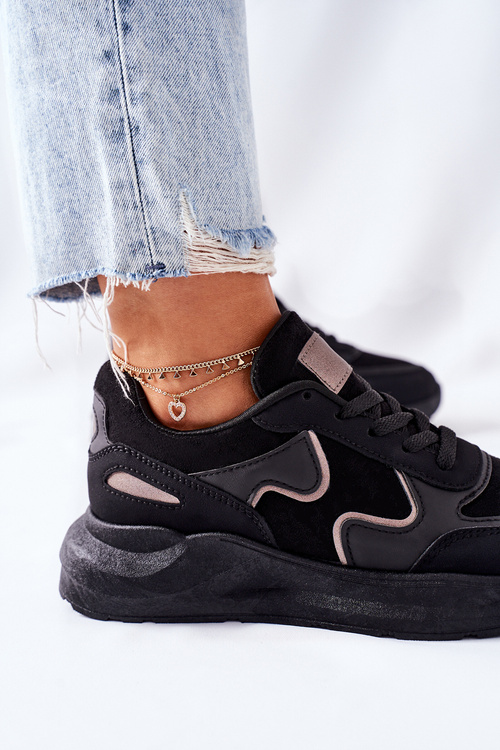 Dámská Sportovní Obuv Sneakersy Černé Bethell