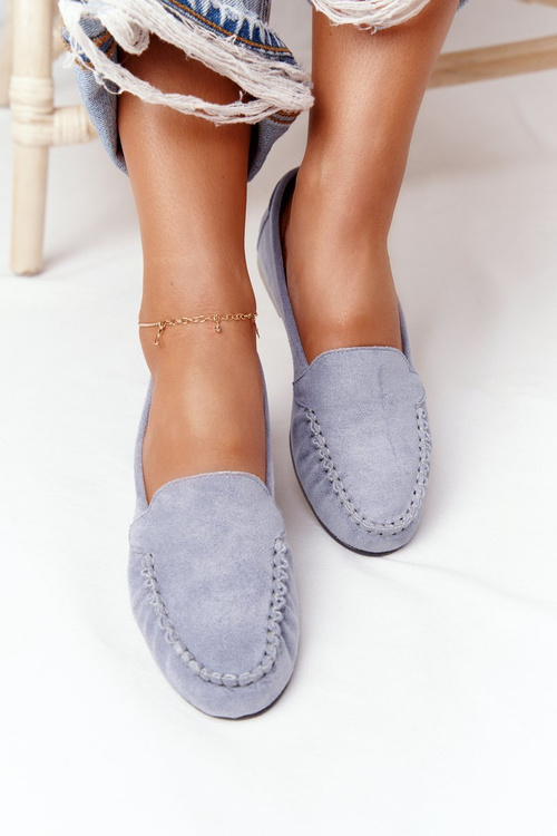 Sergio Leone Mk722 Moccasins Blue