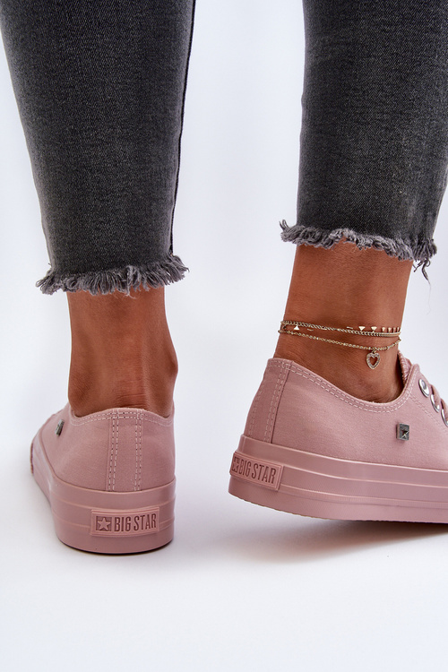 Klasické Dámské Tenisky Big Star NN274291 Růžové